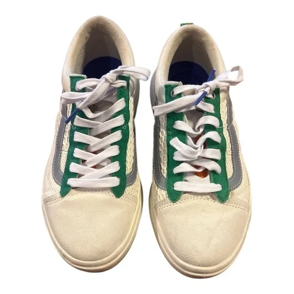 Vans White‎ and Green Athletic Shoes - Picture 2 of 5